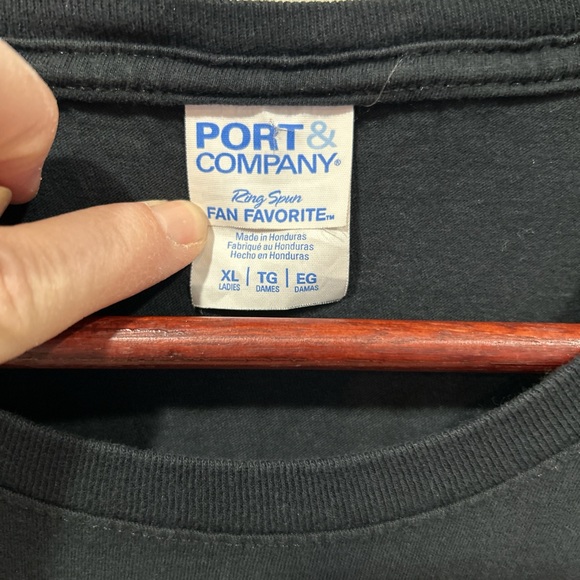 Port and Company Black Graphic Tee - Picture 3 of 5